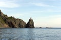 Cape Elagina on Askold Island in Peter the Great Bay Royalty Free Stock Photo