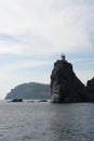 Cape Elagina on Askold Island in Peter the Great Bay Royalty Free Stock Photo