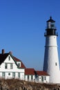 Cape Elizabeth Lighthouse Royalty Free Stock Photo