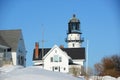 Cape Elizabeth Lighthouse, Maine Royalty Free Stock Photo