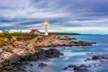 Cape Elizabeth, Maine, USA at Portland Head Light Royalty Free Stock Photo