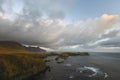 Cape End of the World at sunrise in autumn, Shikotan, South Kuriles, Russia