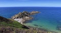 Cape of Erquy, bretagne, france Royalty Free Stock Photo