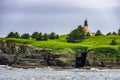 Cape Flattery lighthouse on Tatoosh Island, Olympic Peninsula, Washington state, USA Royalty Free Stock Photo