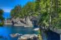 Cape Flattery on The North Washington Coast Royalty Free Stock Photo