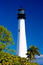 Cape Florida Lighthouse, Key Biscayne, Miami, Florida, USA Royalty Free Stock Photo