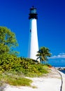 Cape Florida Lighthouse, Key Biscayne, Miami, Florida, USA Royalty Free Stock Photo