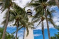 Cape Florida Lighthouse, Key Biscayne, Miami, Florida Royalty Free Stock Photo