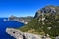 Cape Formentor on the island of Majorca Royalty Free Stock Photo