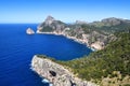 Cape Formentor on the island of Majorca Royalty Free Stock Photo