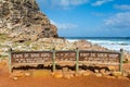 Cape of good Hope sign , South Africa Royalty Free Stock Photo