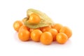 Cape gooseberry (physalis) isolated Royalty Free Stock Photo