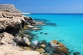 Cape Greco landscape in Cyprus Royalty Free Stock Photo