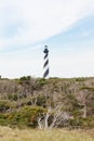 Cape Hatteras Lighthouse OBX North Carolina NC USA Royalty Free Stock Photo