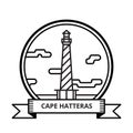 cape hatteras. Vector illustration decorative design