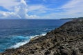 Cape Hedo coastline in the north of Okinawa Royalty Free Stock Photo