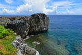 Cape Hedo coastline in the north of Okinawa Royalty Free Stock Photo