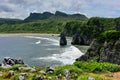Cape Hedo coastline in the north of Okinawa Royalty Free Stock Photo