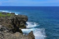 Cape Hedo coastline in the north of Okinawa Royalty Free Stock Photo