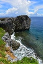 Cape Hedo coastline in the north of Okinawa Royalty Free Stock Photo