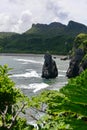 Cape Hedo coastline in the north of Okinawa Royalty Free Stock Photo