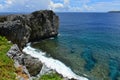 Cape Hedo coastline in the north of Okinawa Royalty Free Stock Photo