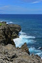 Cape Hedo coastline in the north of Okinawa Royalty Free Stock Photo