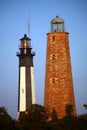 Cape Henry Lighthouse Old and New