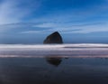 Cape Kiwanda Beach at Night Royalty Free Stock Photo