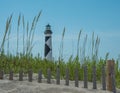 Cape lookout lighthouse Royalty Free Stock Photo