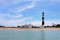 Cape Lookout lighthouse on the Southern Outer Banks of North Car Royalty Free Stock Photo