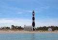 Cape Lookout lighthouse on the Southern Outer Banks of North Car Royalty Free Stock Photo