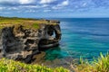 Cape Manzamo in Okinawa Island Royalty Free Stock Photo