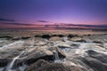 Cape May seascape sunset Royalty Free Stock Photo