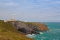 Cape Mayor lighthouse in Santander,Spain Royalty Free Stock Photo