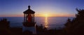 Cape Meares Lighthouse At Sunset Royalty Free Stock Photo