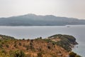 Cape Merli in Albania with view over Corfu Island