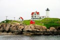 Cape Neddick Lighthouse, Maine Royalty Free Stock Photo
