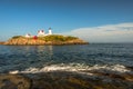 Cape Neddick Lighthouse, Nubble Light, Cape Neddick, York, Maine, New England, USA