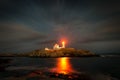 Cape neddick lighthouse Royalty Free Stock Photo