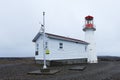Cape Norman Lighthouse in Newfoundland, Canada Royalty Free Stock Photo