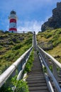 Cape Palliser Lighthouse. Royalty Free Stock Photo