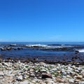 View towards the Altlantic from the Cape Peninsula Royalty Free Stock Photo