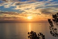 Cape Peninsula Sunset Royalty Free Stock Photo