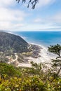 View from Cape Perpetua on the Oregon coast Royalty Free Stock Photo