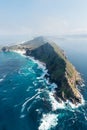 Cape Point South Africa aerial view Royalty Free Stock Photo