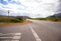 Corner of the entrance road to Cape Point. Royalty Free Stock Photo