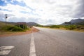 Corner of the entrance road to Cape Point. Royalty Free Stock Photo