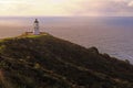 Cape Reinga Lighthouse, the northest part of New Zealand Royalty Free Stock Photo