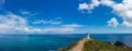 Cape Reinga offers the ultimate northern New Zealand experience Royalty Free Stock Photo